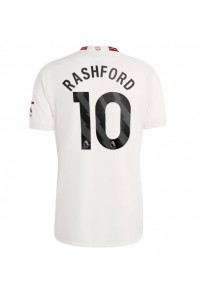 Manchester United Marcus Rashford #10 Voetbaltruitje 3e tenue 2023-24 Korte Mouw